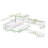 Kids Twin Platform with Trundle with Drawers-616703665