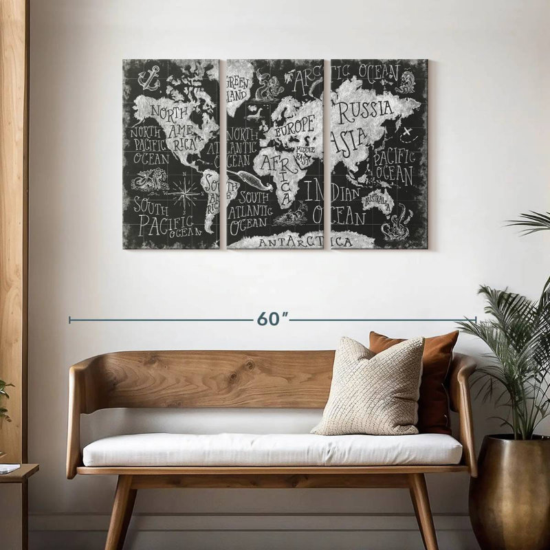 Keiri Mythical Map I, 28" H x 45" W