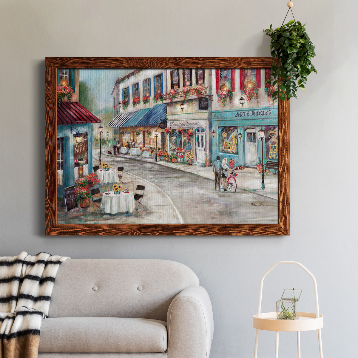 Charlton Home® Quaint Cafe - Picture Frame on Canvas - Wayfair Canada