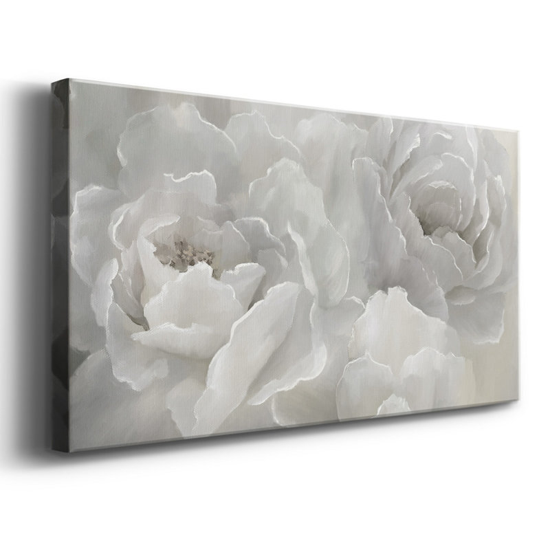 Doux pivoine - impression sur toile tendue, H 16 po x l 8 po x P 1 po