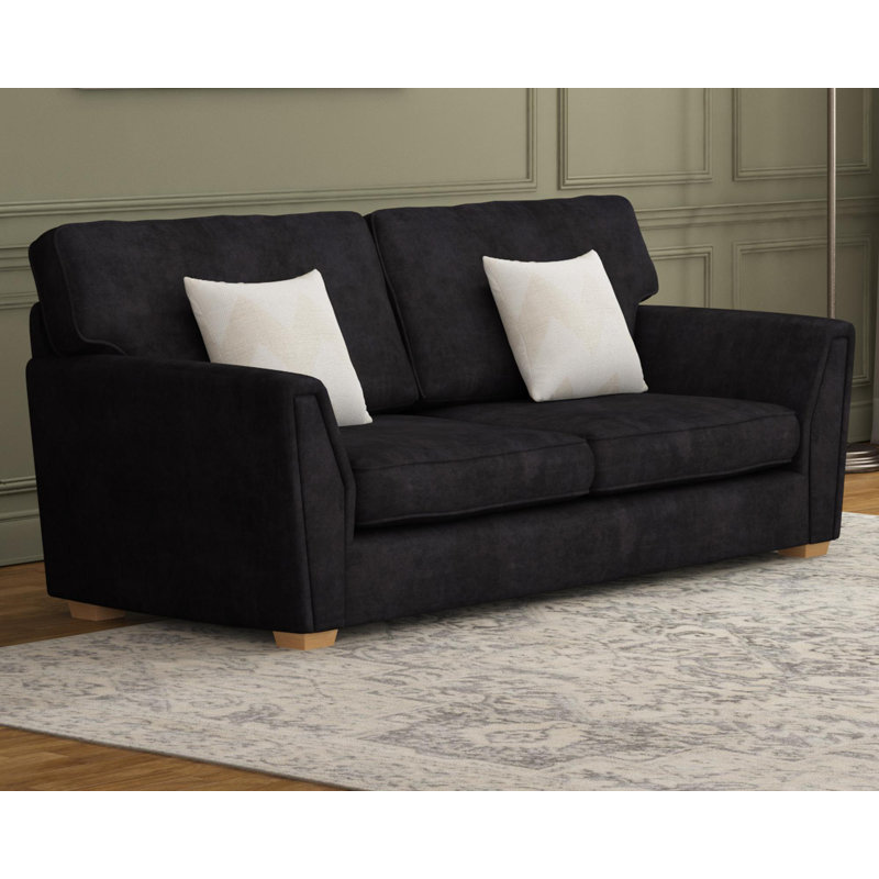 Wendleberry Three Seater, Fixed Back, Dark Mink