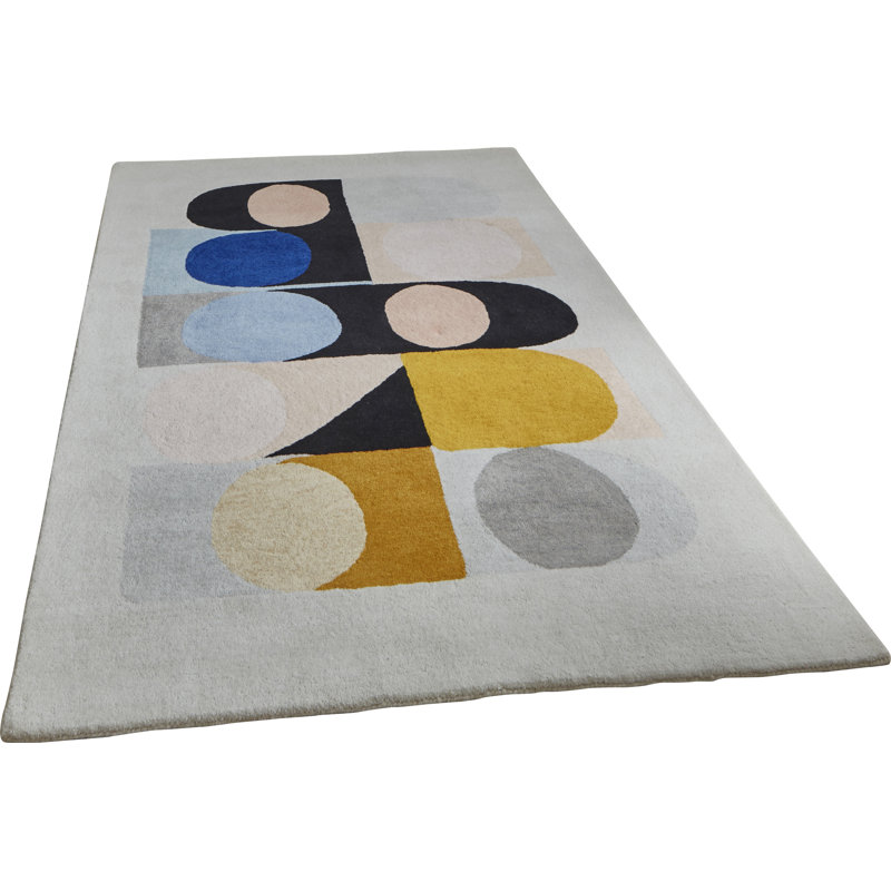 Shahig Abstract Hand Woven Area Rug, Rectangle 120 x 170cm