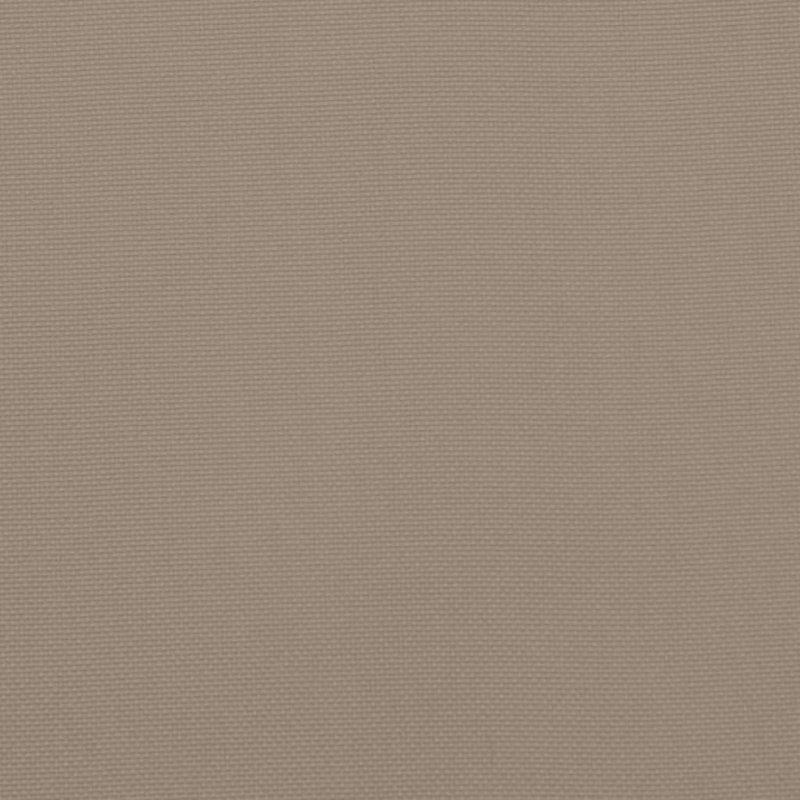 vidaXL Pallet Cushion Taupe 100% polyester 47.2 x 31.5 x 4.7 in, Taupe, 47.2" H x 31.5" W x 4.7" D