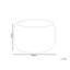 Brogdon 50cm Wide Round Pouf Ottoman