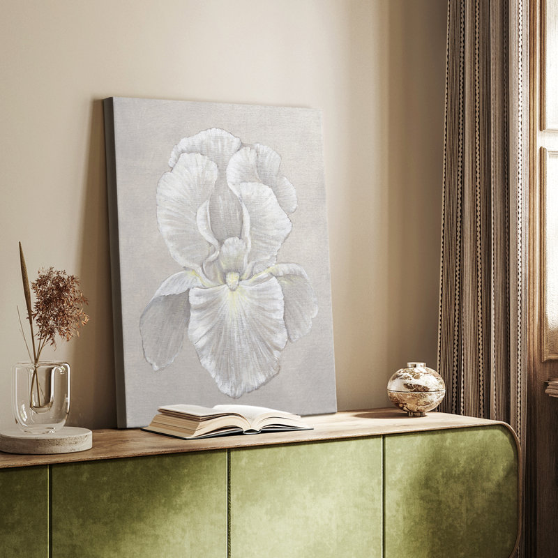 Iris blanc II - galerie Cavas sur mesure