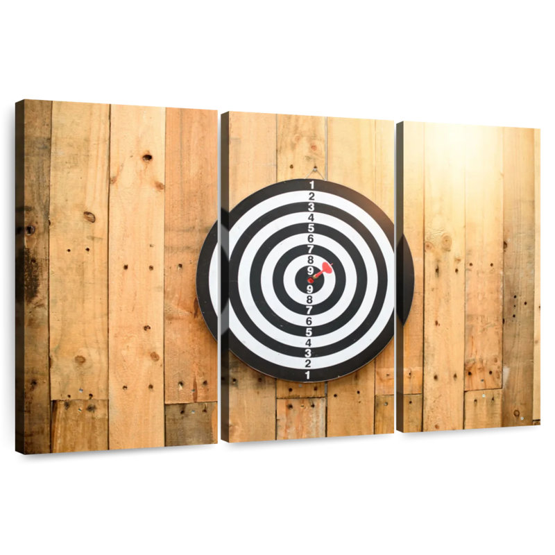 Senne Darts Game Bullseye, 24" H x 38" W
