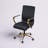 Mid-Back Designer Upholstered Swivel Executive Office Chair with Armrests-1860959585-1860959590