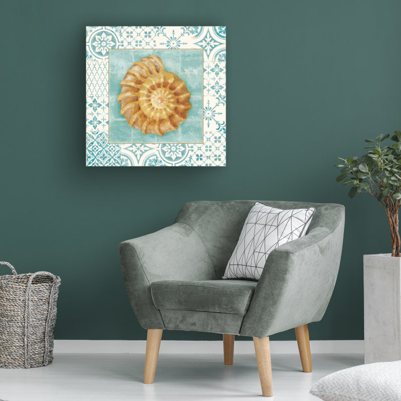 «Shell Danhui Nai Shell Tiles I», art sur toile, H 14 po x l 14 po