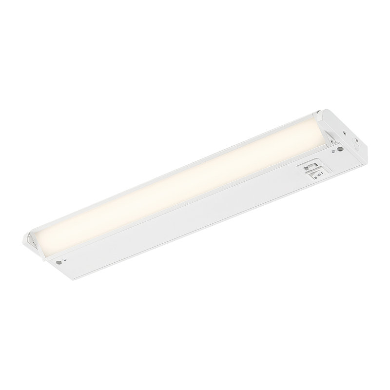 Barre d'éclairage DEL sous l'armoire 16 po, Blanc