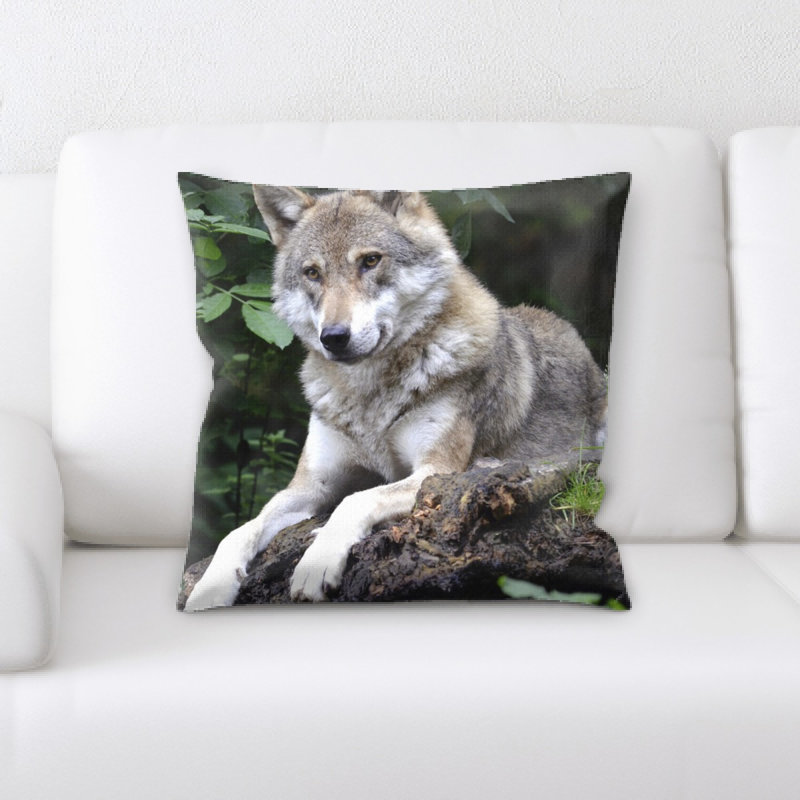 Coussin loup