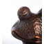 Bain d'oiseaux / mangeoire bronzé Zen Yoga Frog