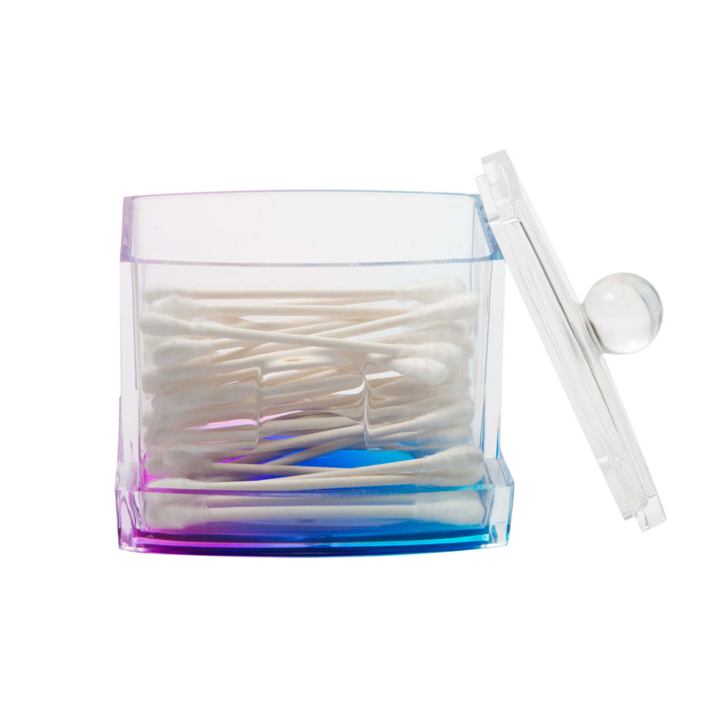 Contenant de rangement pour salle de bain, Transparent