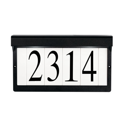 Aleverson Rectangle Address Plaque Frame