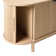 Dragelin Modern Reeded TV Stand with Open Storage