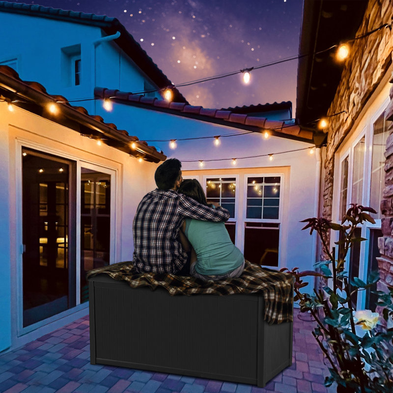 Boîte de rangement verrouillable 120 gallons