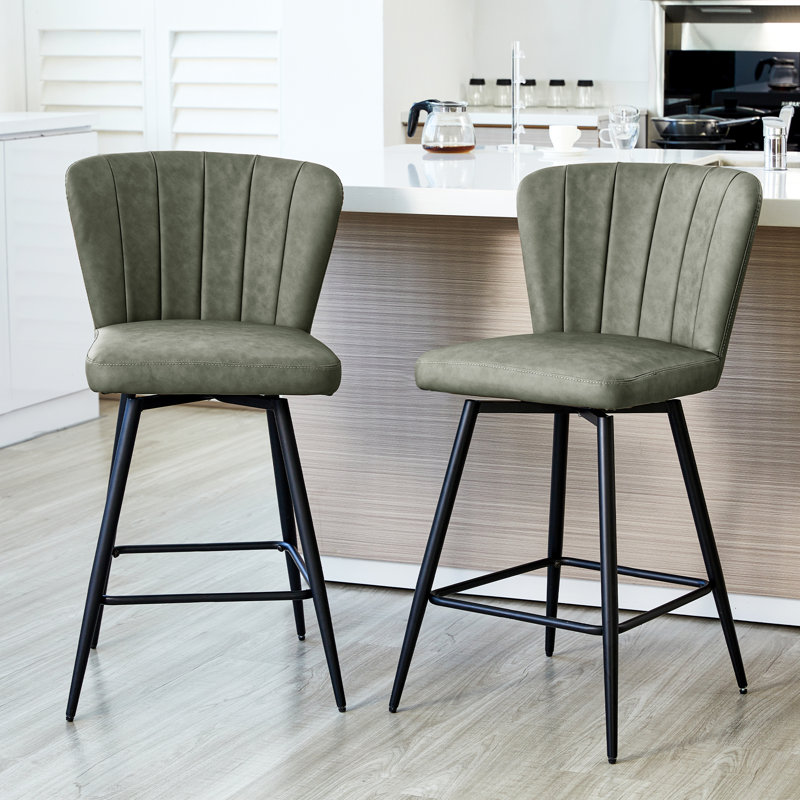 Tabouret de bar 24,8 po, Vert