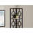 Modern Black 4 Tier Bookcase, Metal For Bedroom & Office Space Contemporary Saving