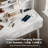 Vanity Desk with LED Mirror & Charging Station-593148023