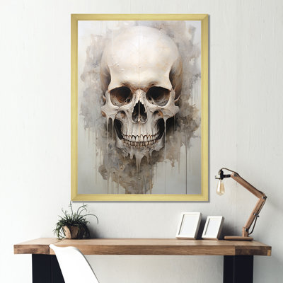 «Skull Elegance Portrait IV», reproduction sur toile