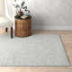 Cait Oriental Handmade Tufted Wool/Silk Denim/Taupe/Ivory Area Rug