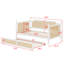 Lit de jour en rotin traditionnel avec lit gigogne, solution peu encombrante pour les chambres d'amis et les espaces restreints-1809358150-1809358149