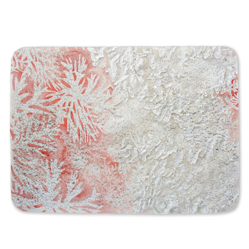 Beyonka Microfiber / Microsuede Non-Slip Bath Mat, 21" W x 34" L