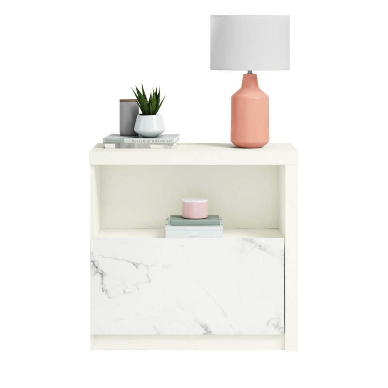Classeur latéral blanc pour bureau organisé et vestibule, bois d'ingénierie, courrier à compartiments, format compact, installation ou installation rapide à domicile, construction, rangement, assemblage