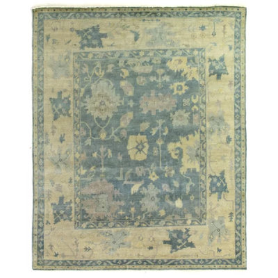 Antique Weave Oushak Wool Oriental Indoor Rug