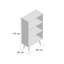 Gueye 152.4 cm W Standard Bookcase-42007528