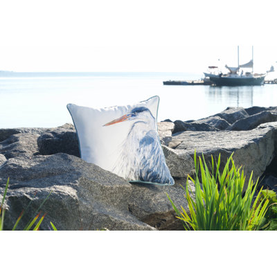 Coussin Blue Heron