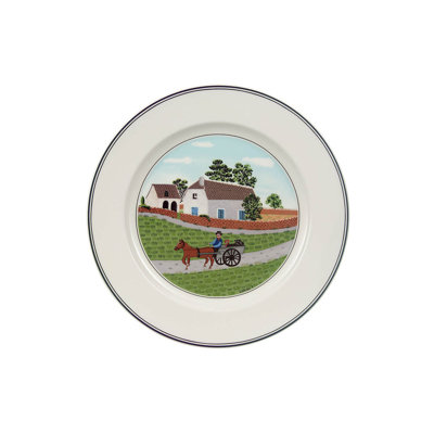 Villeroy & Boch Design Naif 8.25" Going to Market Salad Plate