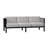 Jax 76.5'' Wide Iron Patio Sofa with Cushions-42724314-26119174