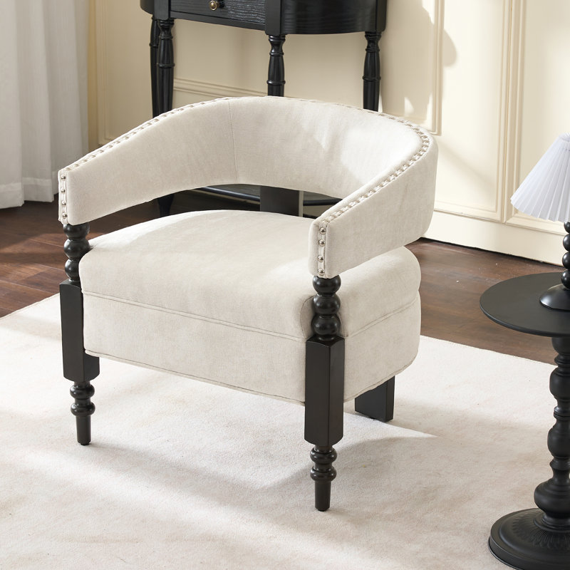 Fauteuil Barrel, Beige