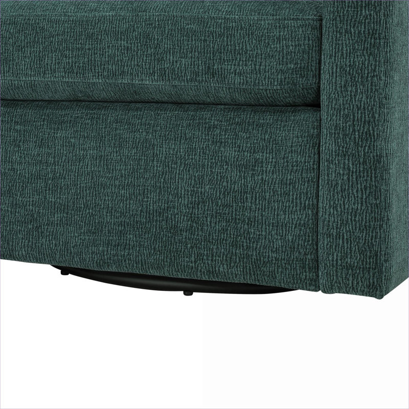 Fauteuil d'appoint luxueux à siège pivotant à 360 degrés de luxe Performance, Red