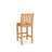 Square 2 - Person 32" Long Teak Bar Height Dining Set