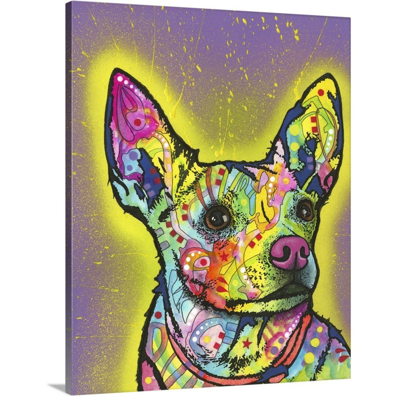 « listening », impression sur toile, H 30 po x l 24 po x P 1,25 po