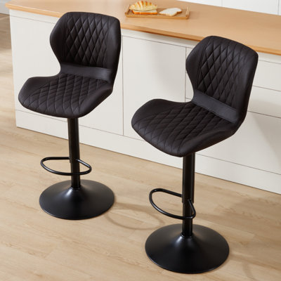 Tyrel Swivel Adjustable Height Bar Stool