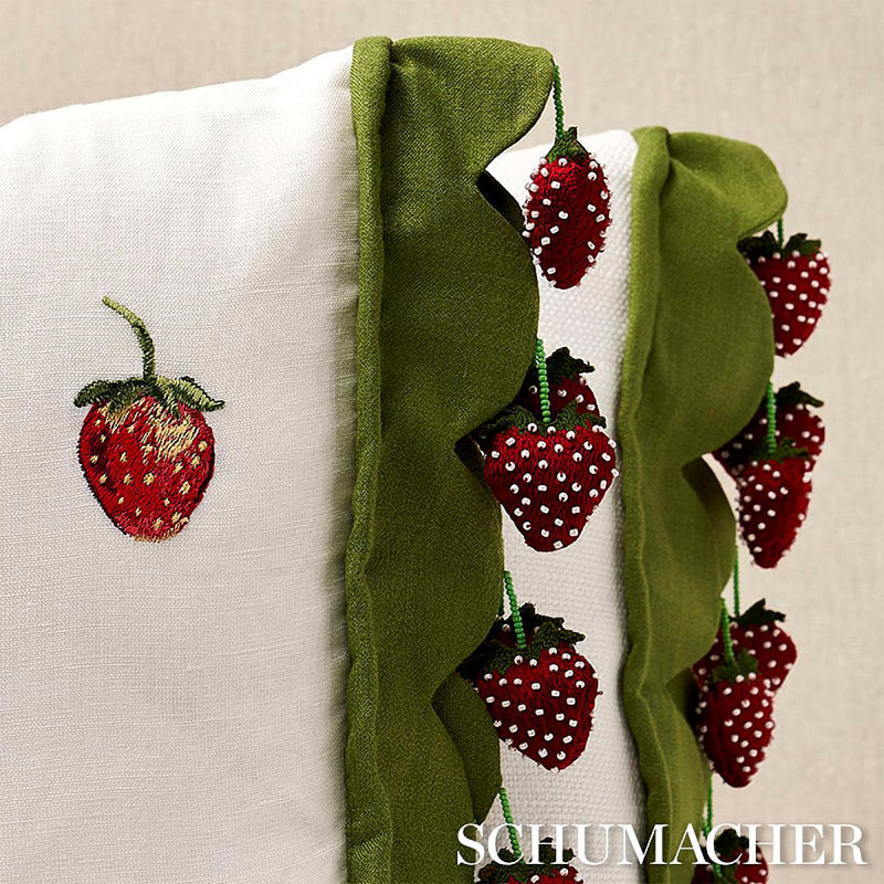 Schumacher x Johnson Hartig Strawberry Jam Trim