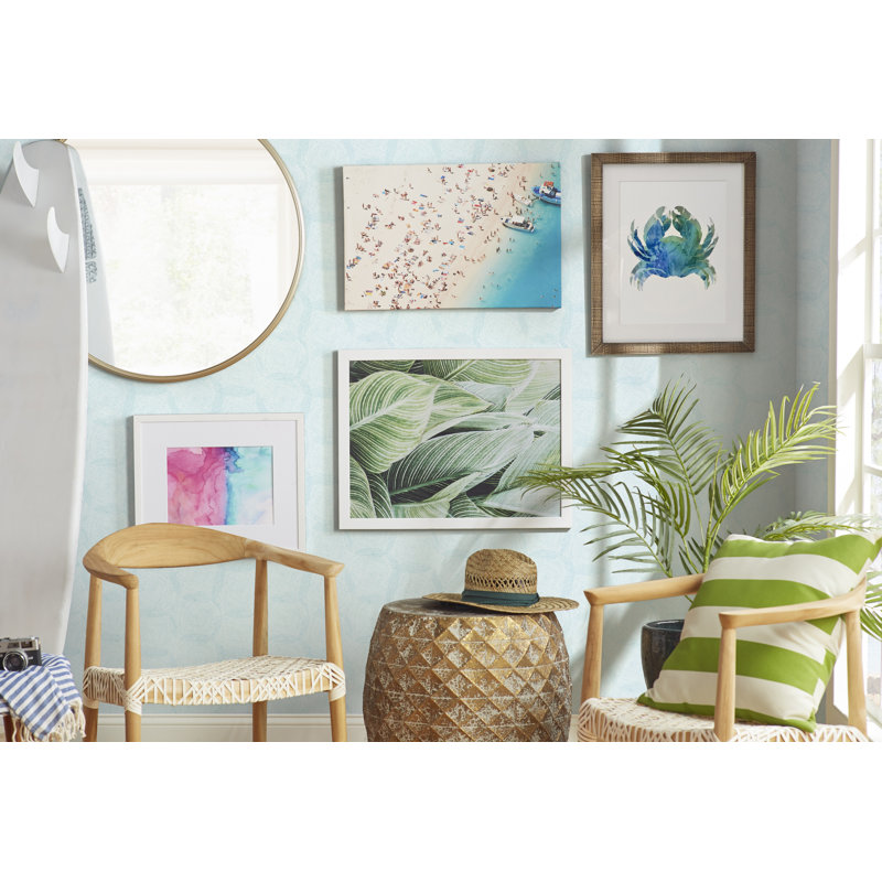 « tidal color » par jacqueline maldonado-unframed, impression d’art graphique sur papier, H 24 po x l 18 po