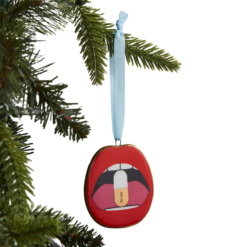 Lips Full Dose Ornament