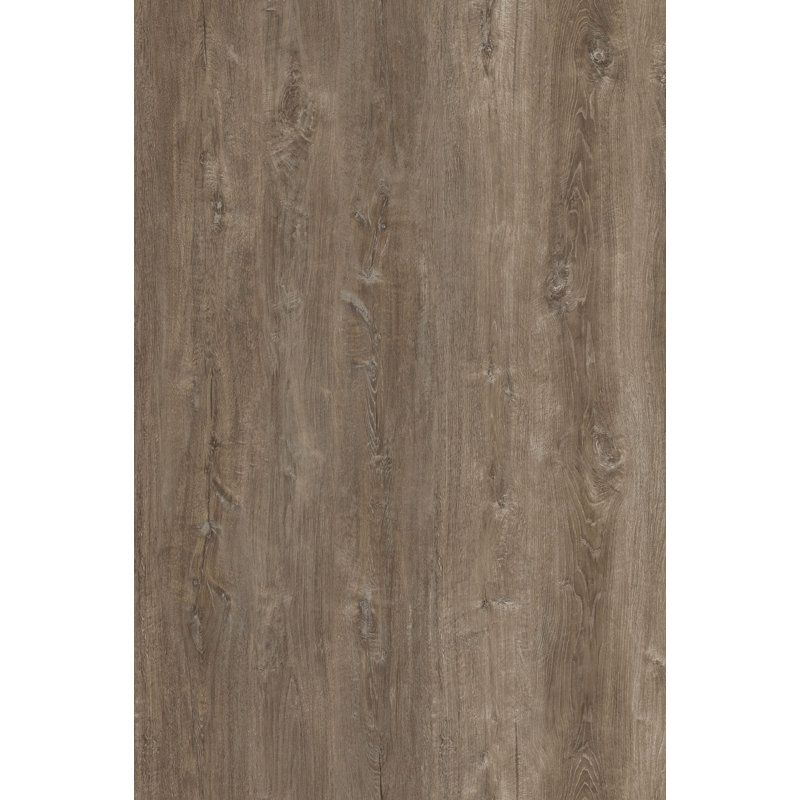 Planche de vinyle de luxe en chêne 7 po x 48 po x 5 mm