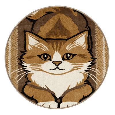 Washable Bay Cat Big Cats Area Rug