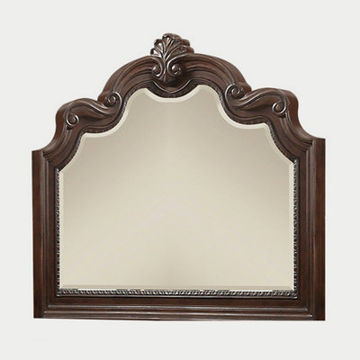 Mohogany Ornate Mirror