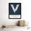 Vishakhapatnam City Map Vishakhapatnam Navy - Single Picture Frame Print