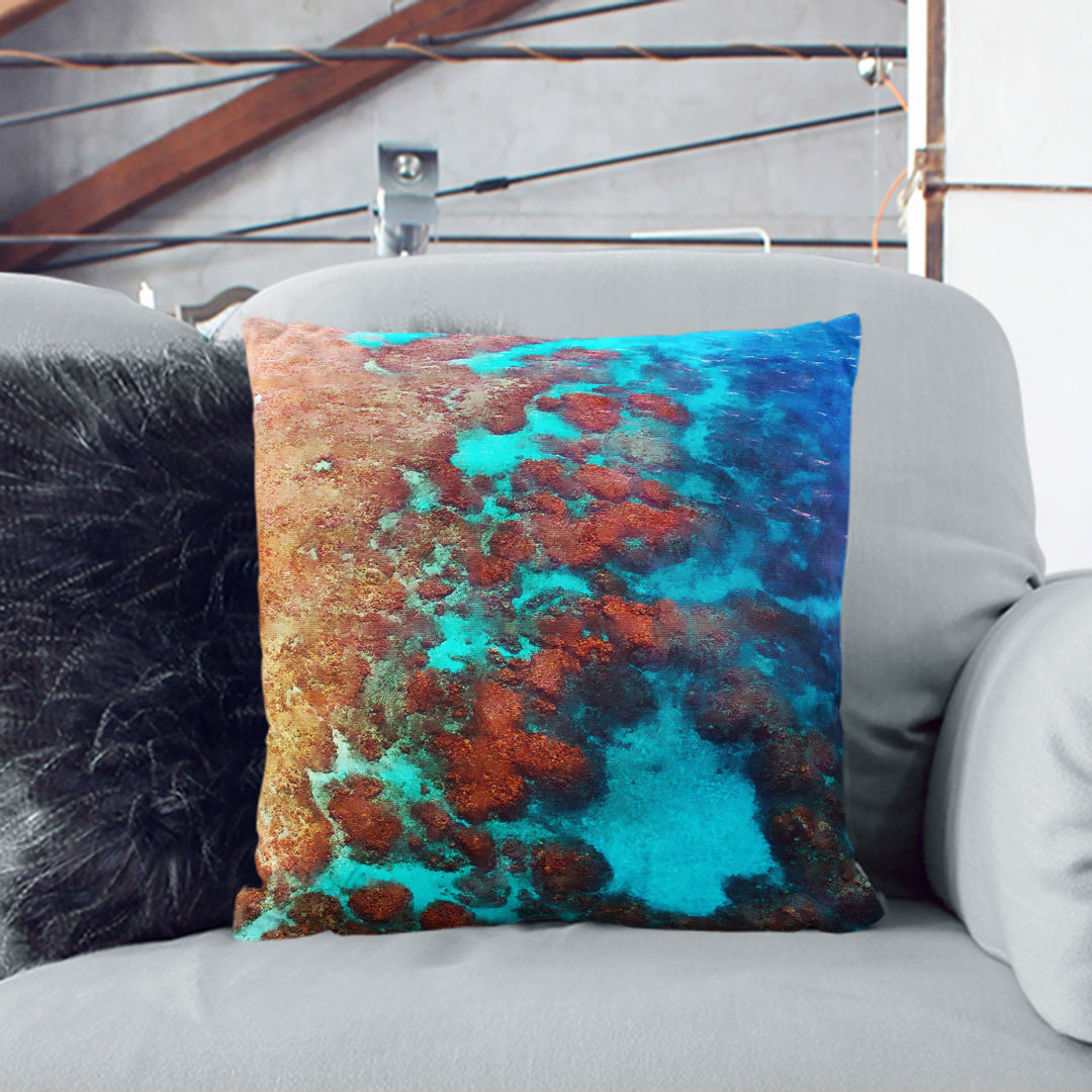 The Great Barrier Reef Coral Scatter Cushion