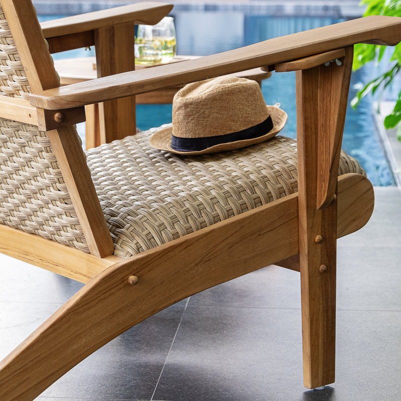 Housse pour terrasse Bristol Teak, 3 pièces: 2 chaises, table