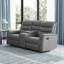 Ensemble de canapé inclinable 3 pièces gris-1636057970-1636057981