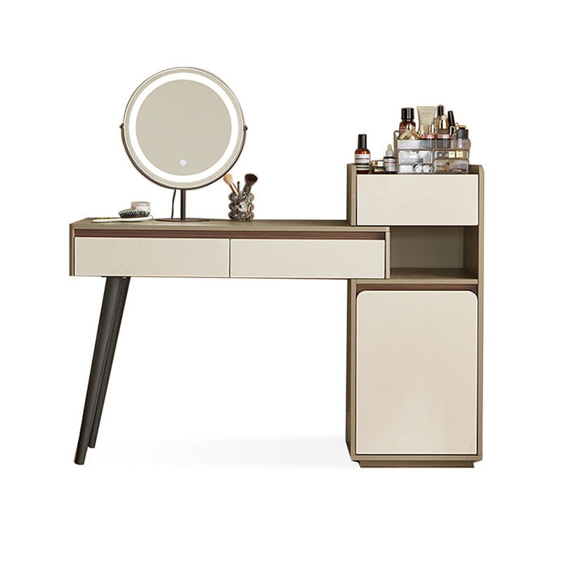 Makeup Vanity with Light mirror,3 drawers