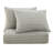 Fenton White Cotton Textured Waffle Weave Classic Casual Comforter Set-471437948