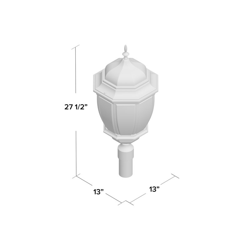 Tête de lanterne 3 lumières Earlene